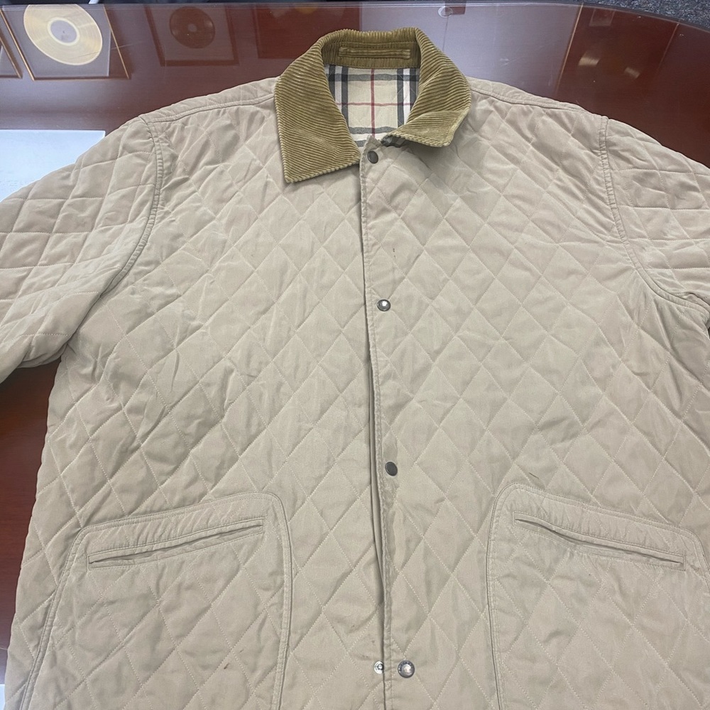 Burberry Quilted Spring Jacket Corduroy color